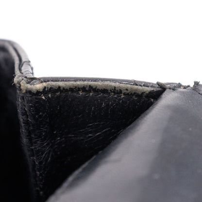 Chanel Chain Shoulder Matelasse Chain With Coco Mark Enamel Black Ladies