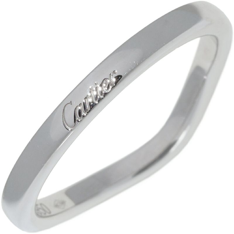 Cartier Ring Pt950 Ballerina Wedding Ring Width 2mm (008in) B40928