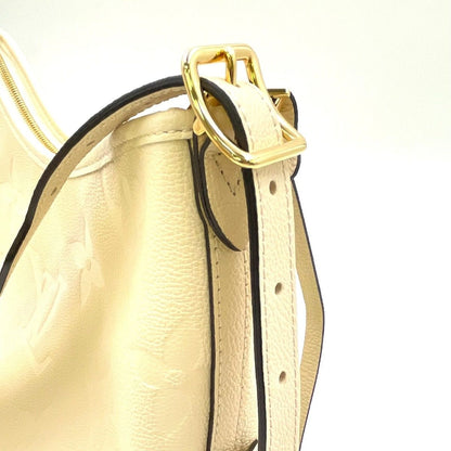 Louis Vuitton Carriage PM Monogram Empreinte Leather Off White Shoulder Bag Gold — view 8