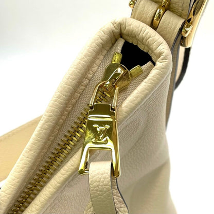Louis Vuitton Carriage PM Monogram Empreinte Leather Off White Shoulder Bag Gold — view 9
