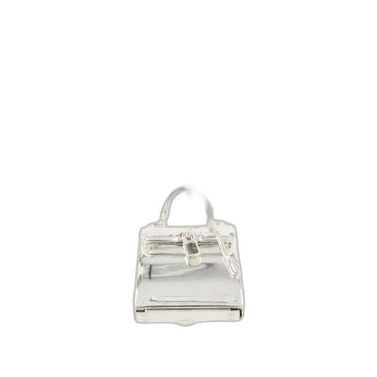 Hermes Kelly Necklace Pendant 925 Sterling Silver Argent
