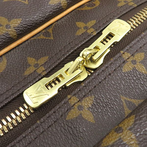 Louis Vuitton Boston Bag Carryall Monogram Canvas Monogram Gold Hardware Brown