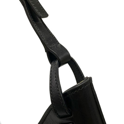 Gucci Shoulder Bag GG Pattern 106250 Black Leather