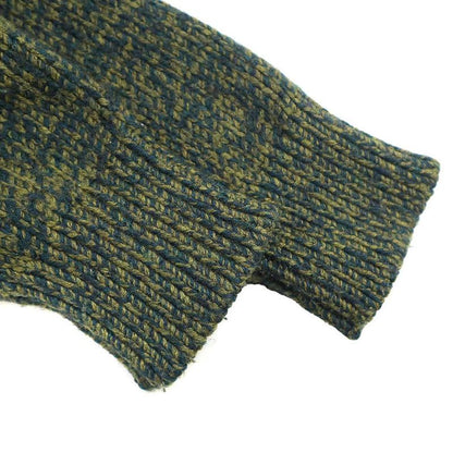 Loewe 23aw Wool Trommelange Trompe L'oeil Knit Sweater S540y14kds Khaki XS