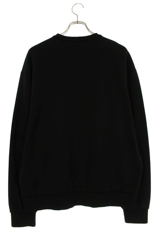 Prada Ujl27a Front Logo Cotton Crew Neck Sweatshirt Men's XL