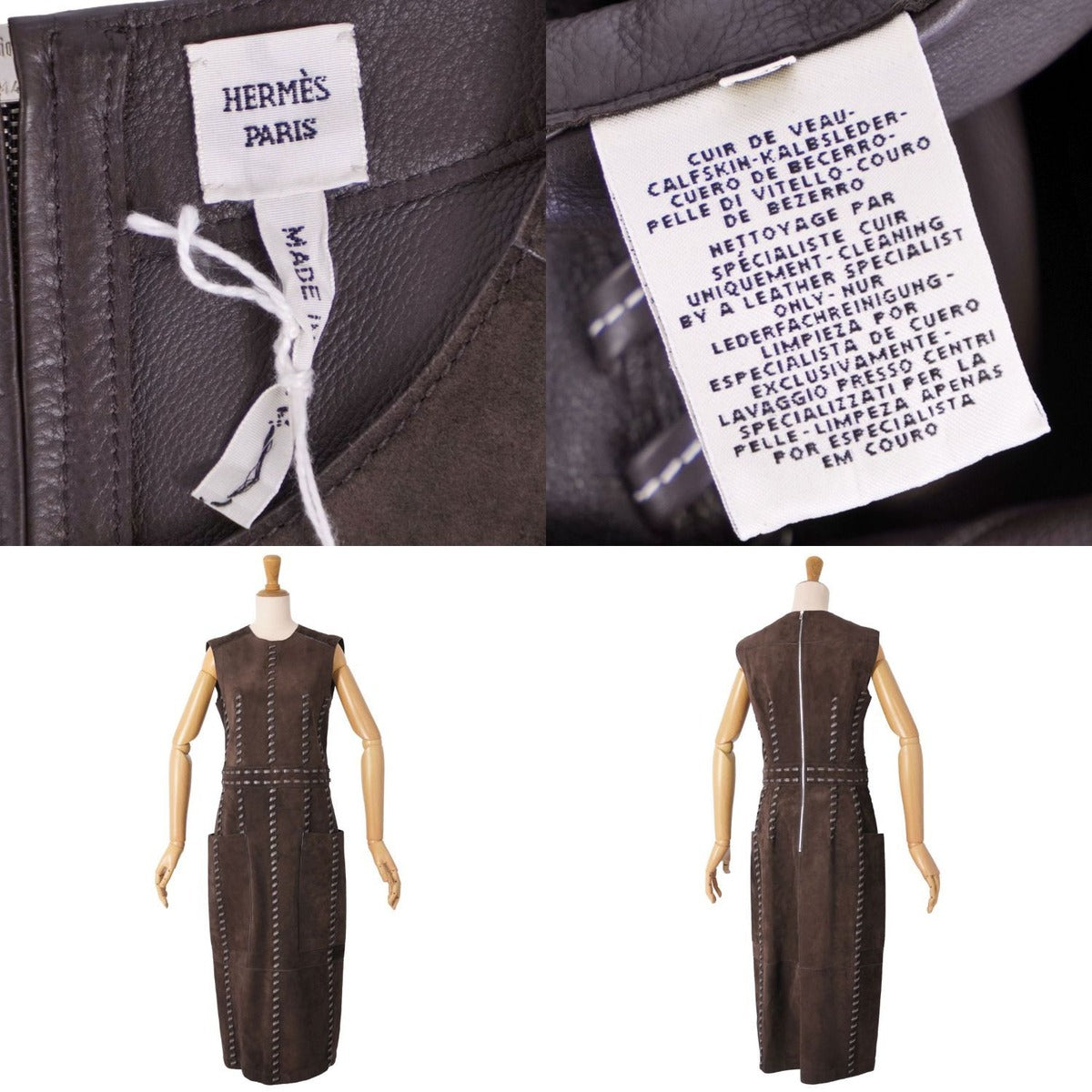 Hermes Runway Dress Calfskin — view 7