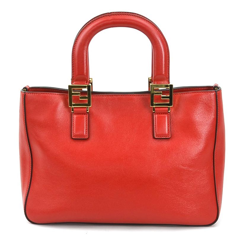 Fendi Shoulder Bag Handbag FF Tote Small 8bh367-a9y0