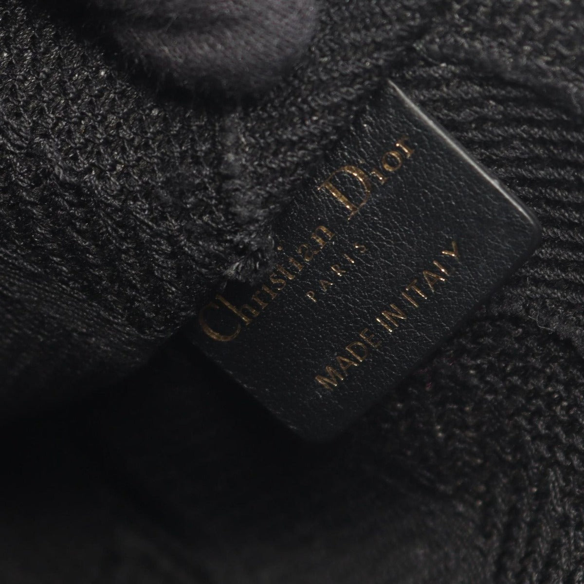 Dior Handbag Book Tote Mini Black Canvas — view 4