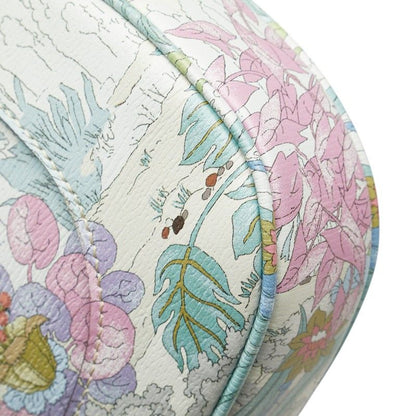 Gucci Taiga Botanical Jackie 1961 Handbag Shoulder Bag 2WAY 636709 White