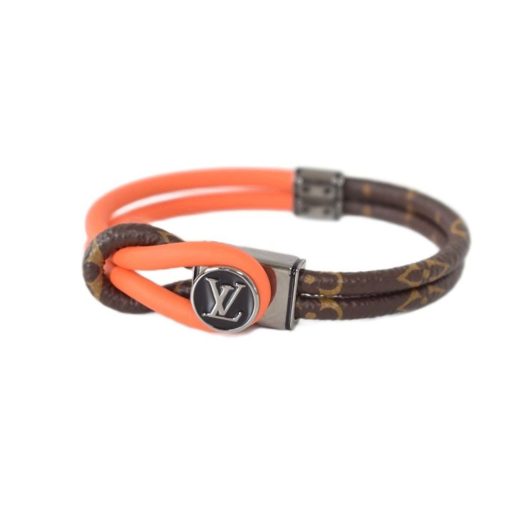 Louis Vuitton Bracelet Bangle Brown Orange