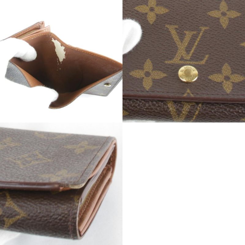 Louis Vuitton Porte Monet Vieux Trésor M61730 Bifold Wallet Monogram