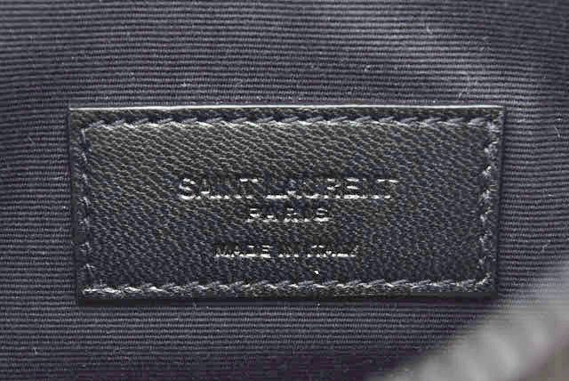 Unused Saint Laurent Paris Flap Pouch Clutch Bag Gray W20