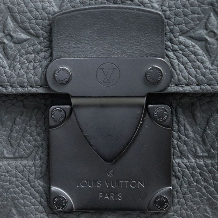 Louis Vuitton Pico S Lock 2way Shoulder Bag Taurillon Black M83148 IC Chip