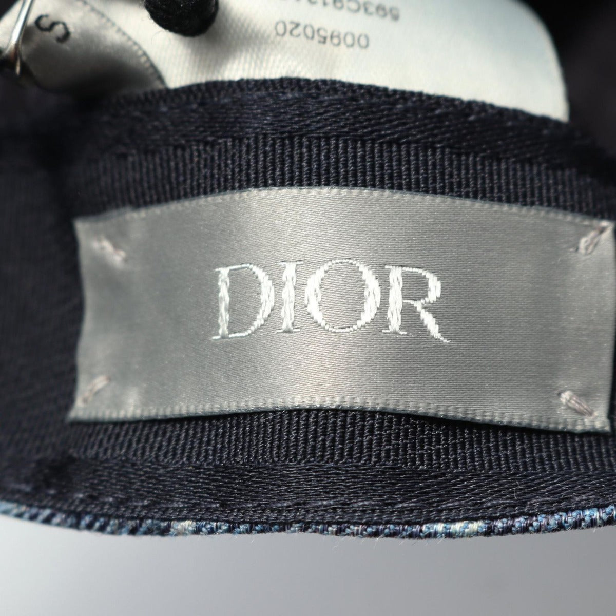 Dior Cap Oblique Cotton Twill Light Blue Canvas — view 4