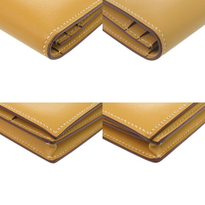 Hermes Bearn Souffle Vota Delacto Paille Gold Hardware Engraved A (2017) Long