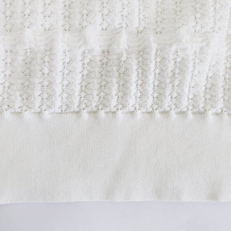 Chanel Blouse Cut And Sew - Long Sleeve Frill Lace P58603k07666 White
