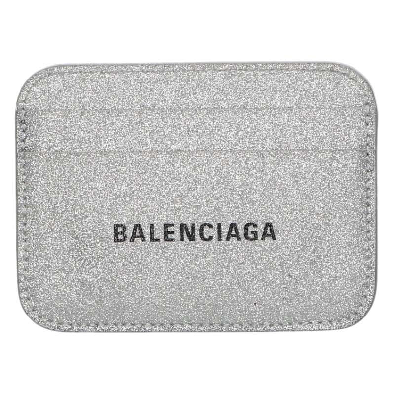 Balenciaga 593812 Logo Glitter Card Case For Men