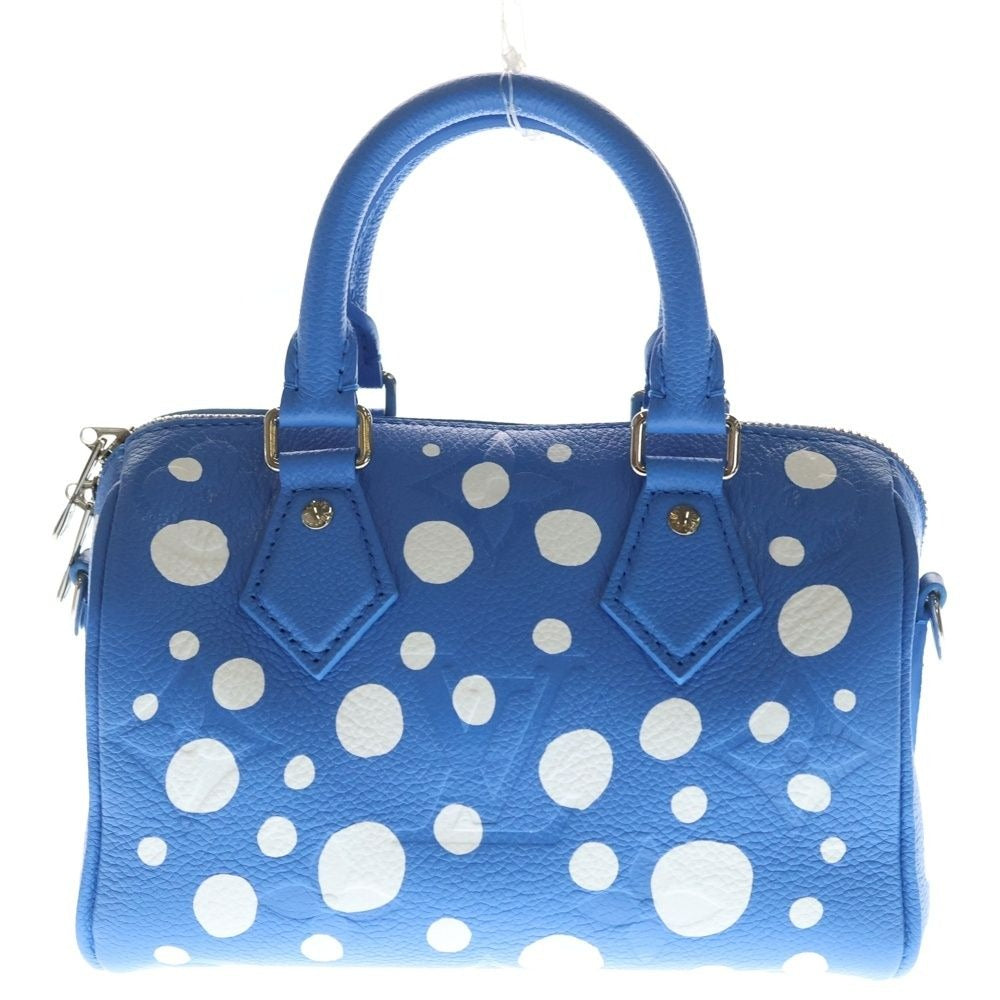 Louis Vuitton YK Speedy 20 Monogram Bag Yayoi Kusama Light Blue
