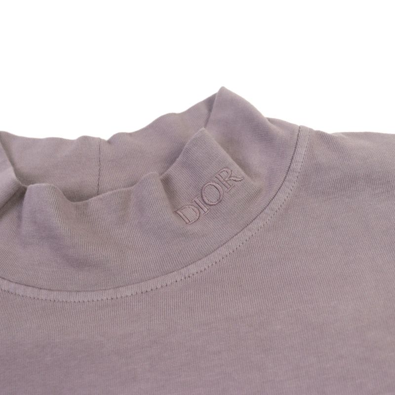 DIOR Homme 2022 213j649a0554 100% Cotton Logo Embroidery High Neck Long Sleeve