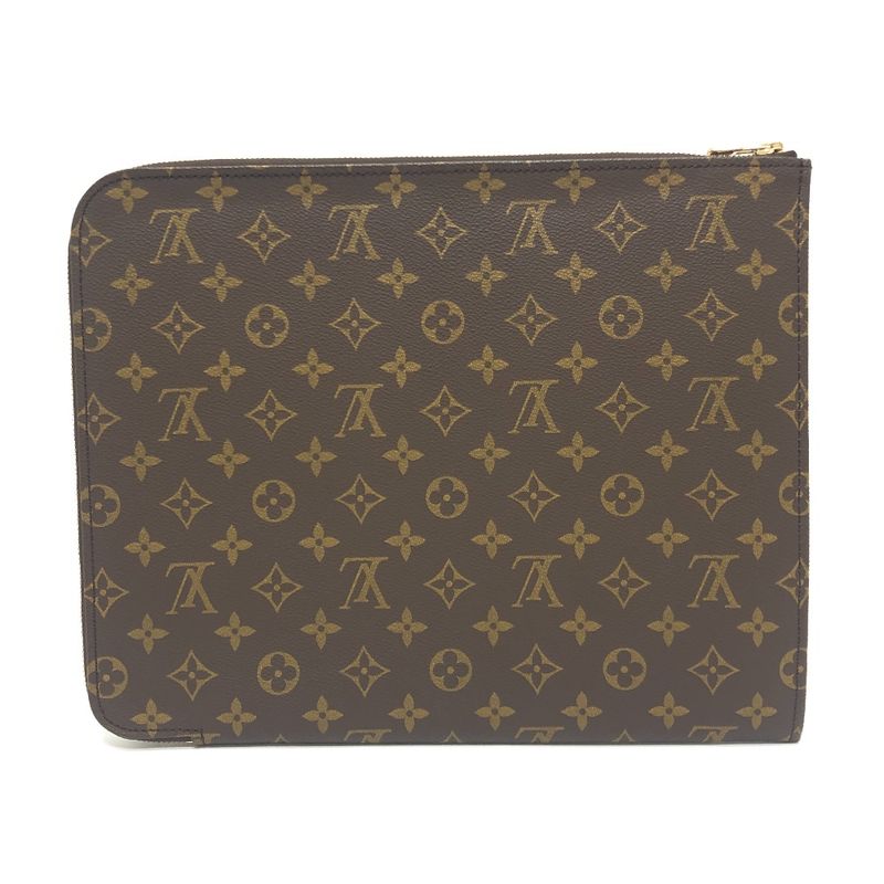 Louis Vuitton Clutch Bag M53456 Brown