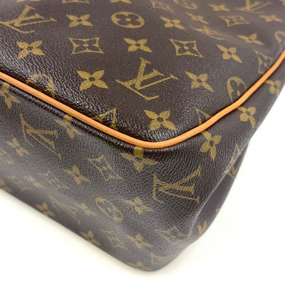 Louis Vuitton Batignolles Vertical Monogram Leather X PVC Brown Tote Bag M51153