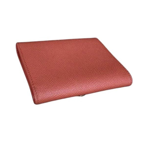 Bvlgari Wallet Orange Leather Trifold Logo Clip Gold Hardware — view 2