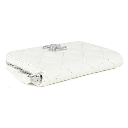 Chanel Coin Case White
