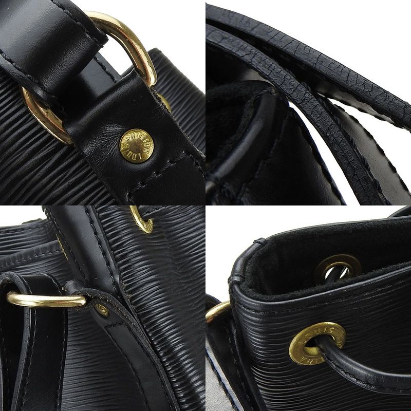 Louis Vuitton Shoulder Bag Noe M59002 Epi Leather Noir Black Gold Hardware