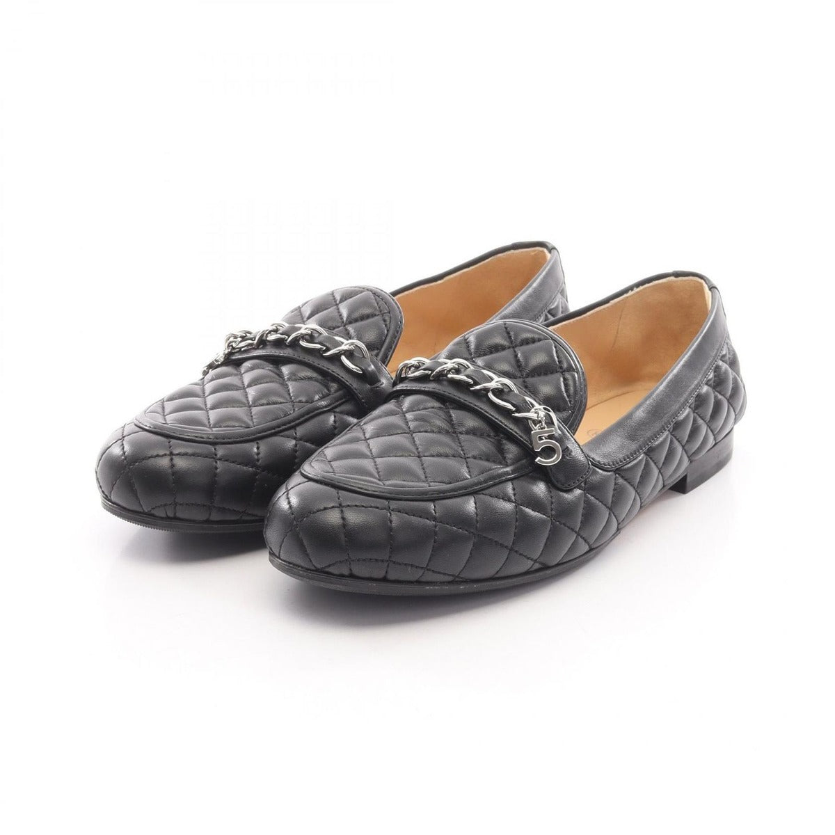 Chanel Loafer Quilted Black Lambskin