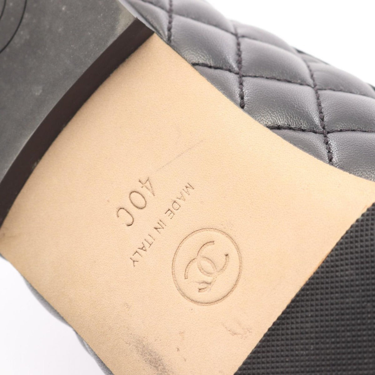 Chanel Loafer Quilted Black Lambskin — view 8