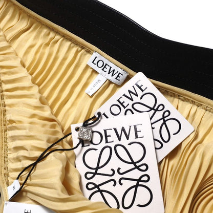 Loewe Long Skirt Size 34 Pleated Skirt Chiffon Cut Off Anagram Logo