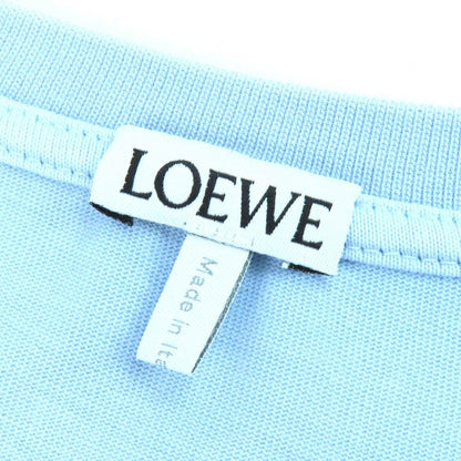 Loewe Cotton Logo Anag Lambskin Letter Embroidery Crew Neck Short Sleeve — view 5