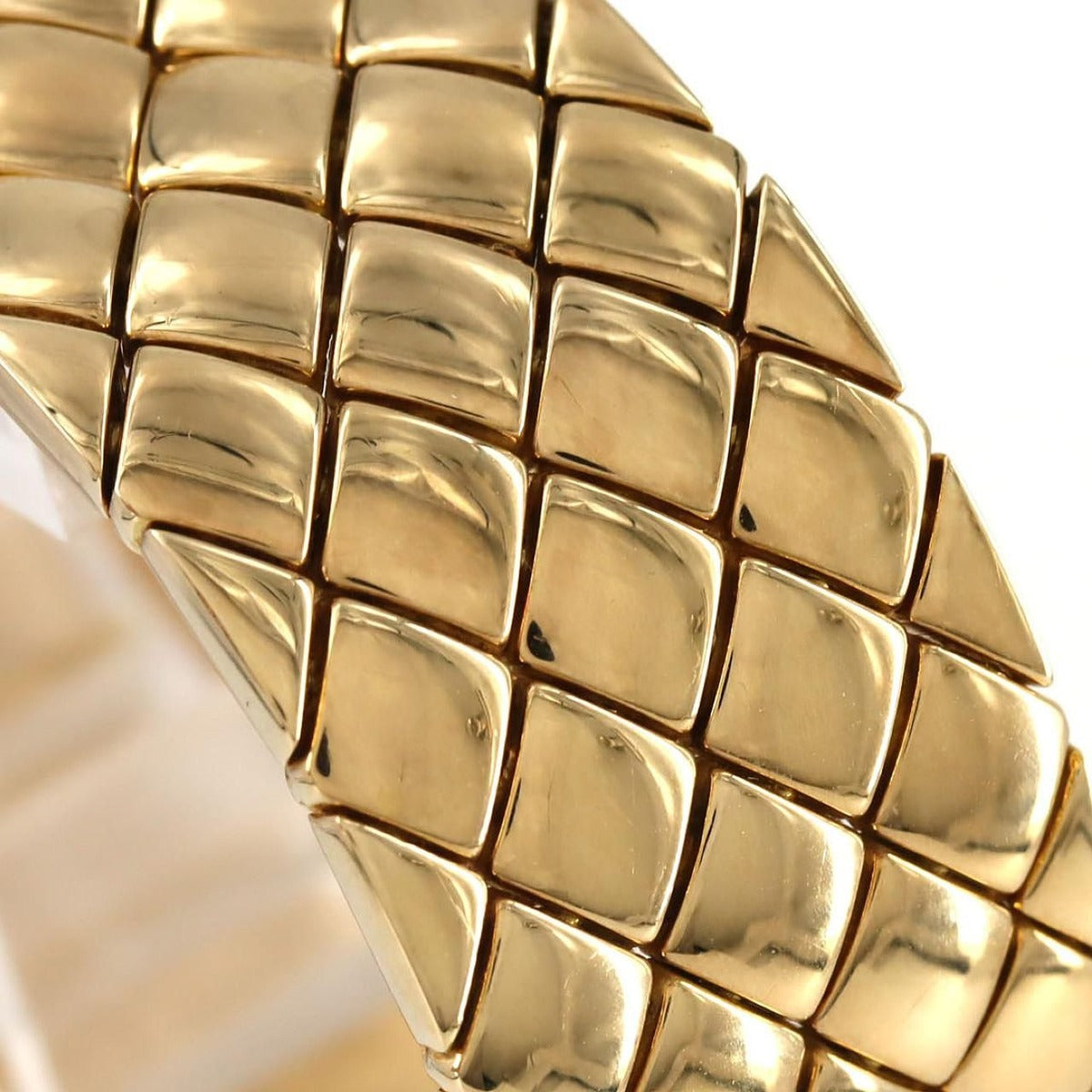 Chanel Quilted YG Quartz Bracelet — view 4