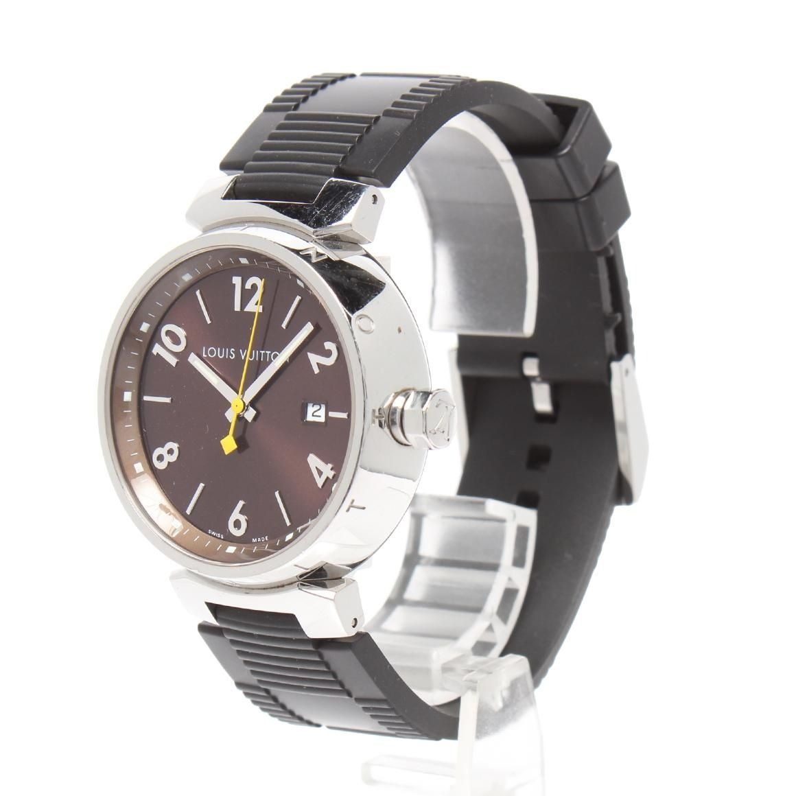 Louis Vuitton Watch Tambour GM Quartz Brown — view 2