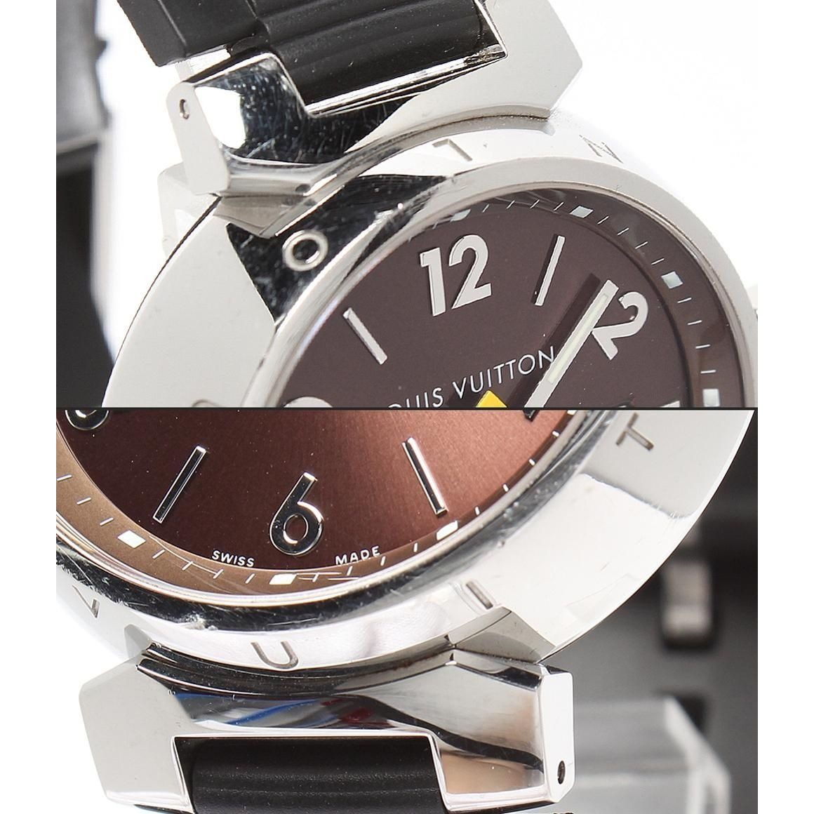 Louis Vuitton Watch Tambour GM Quartz Brown — view 6