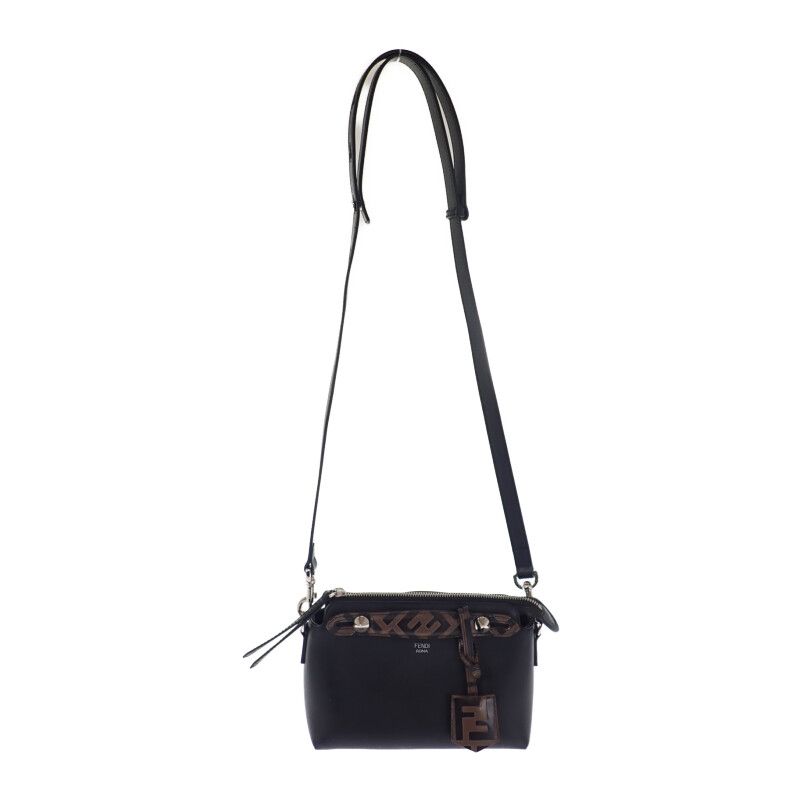 Fendi By The Way Small 8bl145a6co 2WAY Bag Handbag Shoulder Bag Calf Black