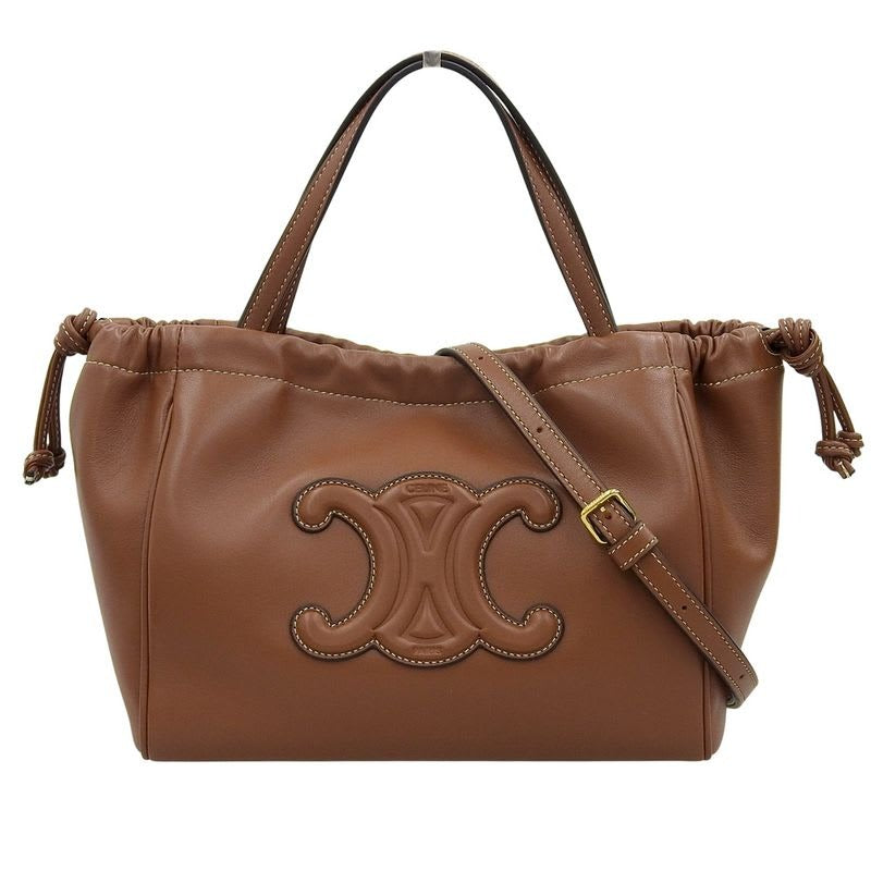 Celine Triomphe Small Cabas Drawst Ring Cuile Shoulder Bag