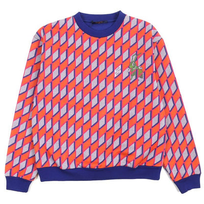 Louis Vuitton 22 AW 100% Cotton Diamond Damier Total Pattern Long Sleeve Knit