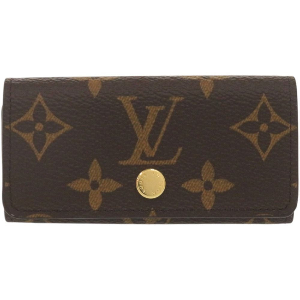 Louis Vuitton Multicles 4 Monogram Canvas Brown Key Case Holder