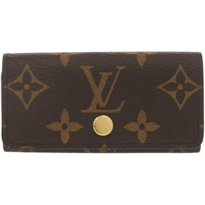Louis Vuitton Multicles 4 Monogram Canvas Brown Key Case Holder