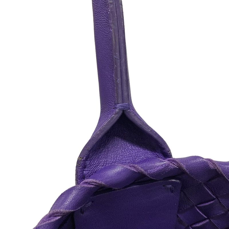 Bottega Veneta Tote Bag Cabas MM Purple Limited Edition Of 750 (361/750) Leather