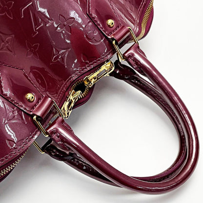 Louis Vuitton Vernis Alma GM M91687 Rouge Fauvist Padlock Key X 2