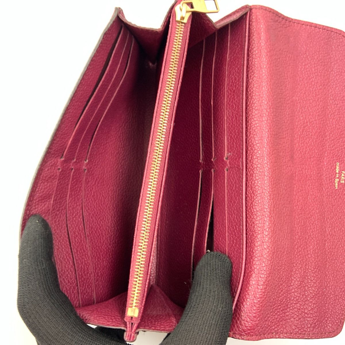 Louis Vuitton Monogram Empreinte Portefeuille Sarah Bifold Wallet