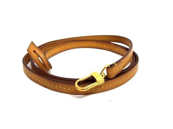 Louis Vuitton Leather Shoulder Strap For Bag Crossbody Brown Type Fl7645