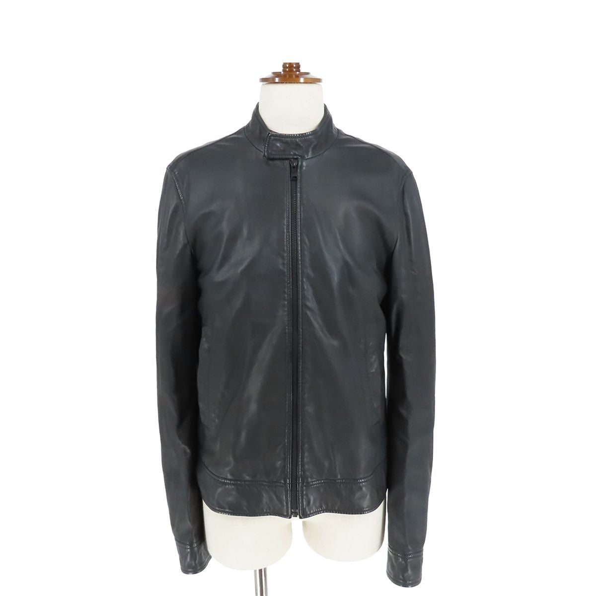Dolce & Gabbana Single Rider's Jacket Black Lambskin 20 Anniversary Limited