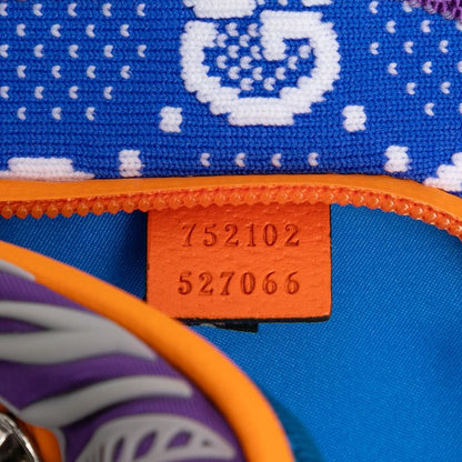 Gucci GG Nylon Belt Bag 752102 Blue Purple Orange Nylon Rubber Men's Gucci