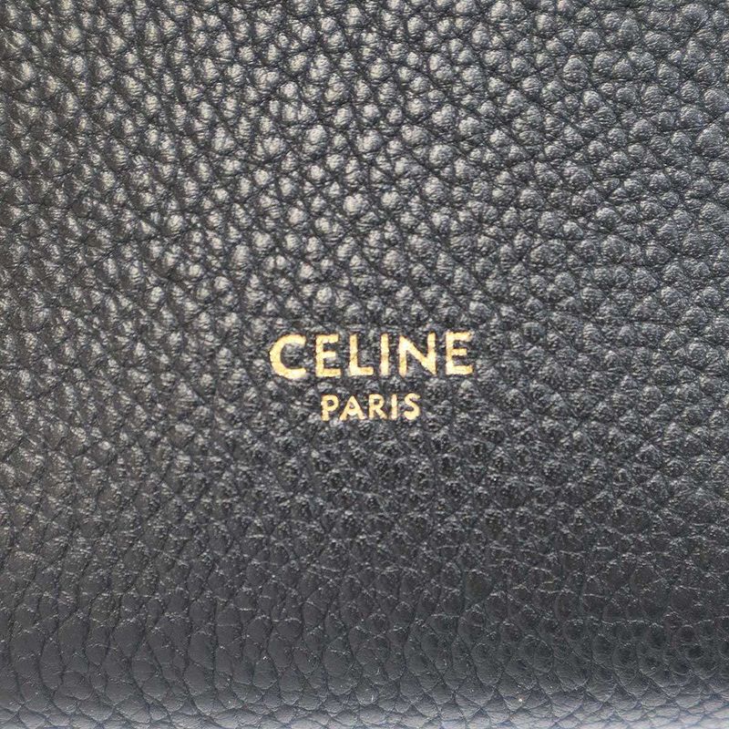 Celine Sangle Bucket Bag Small Sangle Bucket Shoulder Bag Black