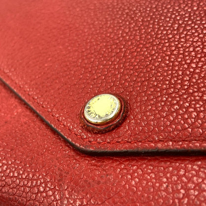 Louis Vuitton Monogram Empreinte Portefeuille Sarah Bifold Wallet M61181 Red