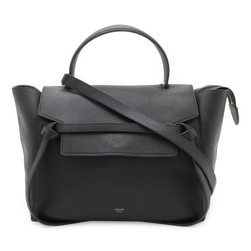 Celine Belt Bag Mini Handbag 2-Way Shoulder Leather