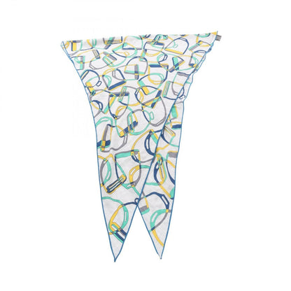 Hermes Scarf Losange GM Quincaillerie Equestre Silk Shawl